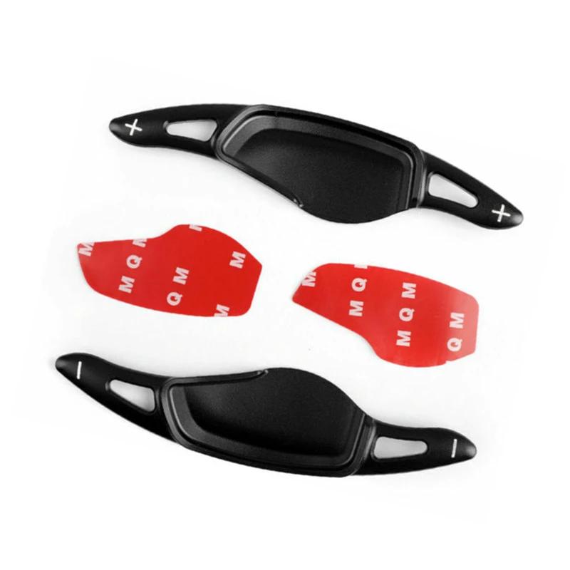 2Pcs Aluminium Steering Wheel Extension Paddle Shift Trim For BMW 5 Series G30 G38 7 G11 G12 X3 G01 X4 G02 M5 F90 2017 2018