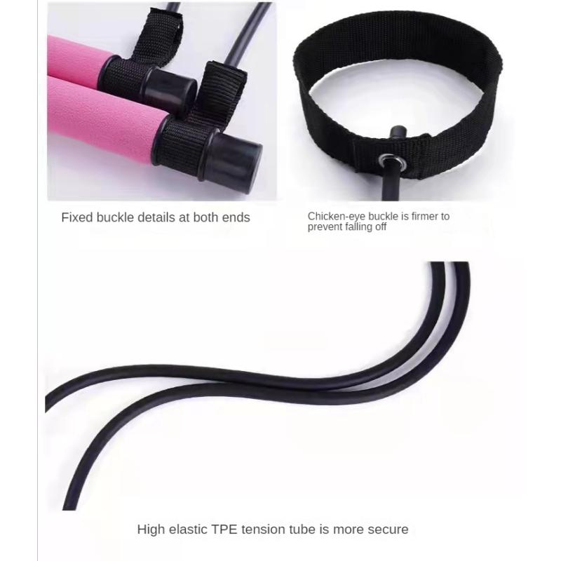 Палочки для пилатеса, многофункциональные палочки для фитнеса, оборудование для пилатеса, домашнее эластичное тренировочное устройство для йоги, веревка