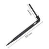 50PCS Bend Arrow Dripper Micro Drip Irrigation Kit Emitters Fit 3/5mm Hose Greenhouse Garden Potted Micro Watering System
