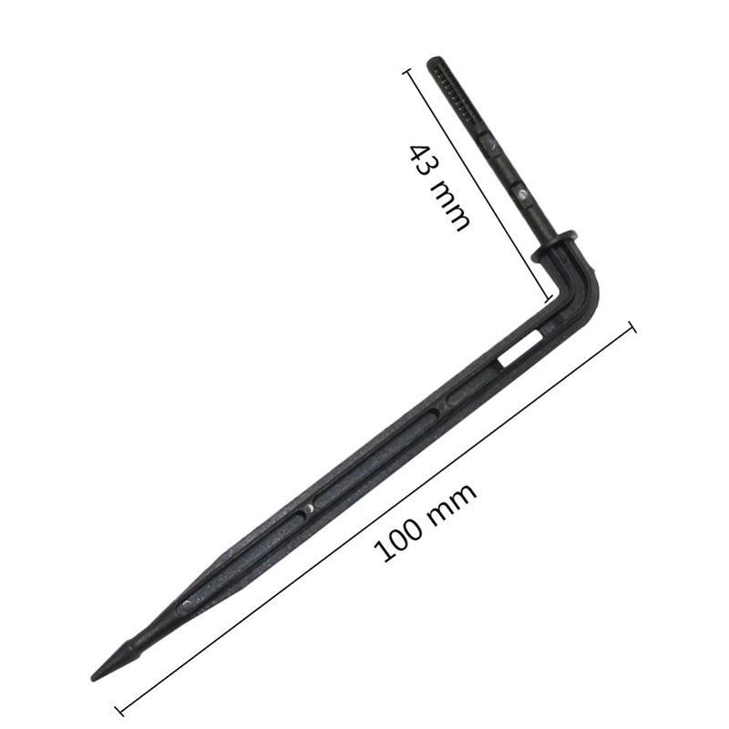 50PCS Bend Arrow Dripper Micro Drip Irrigation Kit Emitters Fit 3/5mm Hose Greenhouse Garden Potted Micro Watering System