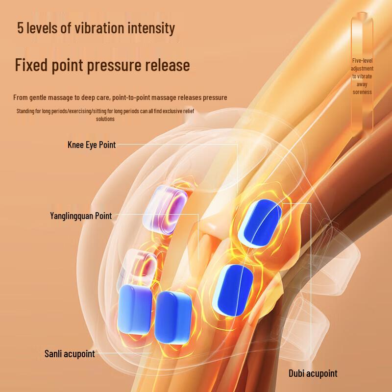 AUX Knee Massager with Heating CN plug (adapter included)