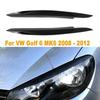 Для Volkswagen VW Golf 6 MK6 2008-2012 Накладки на фары автомобиля Накладки на фары Лампы Накладки на брови Накладки Аксессуары для бровей фар