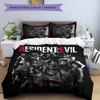 3pcs Resident Evil Design Cover Set - HD Printed Bedding with 1 Cover and 2 Pillowcases - Perfect for Home and Dorm Decor