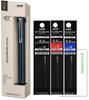 Mitsubishi Pencil Jetstream PRIME Ballpoint Pen Refills Roconeko Card Dark 3-Color 0.5mm SXE3-3500 [Pen + (Black/Red/Blue)] + (0.5mm Navy)