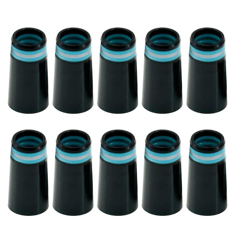 10Pcs Collared Rubber Ferrules for Golfs Iron with Rings, Golfs Iron Ferrules, Golfs Tapered Ferrule for Parallel Shaft