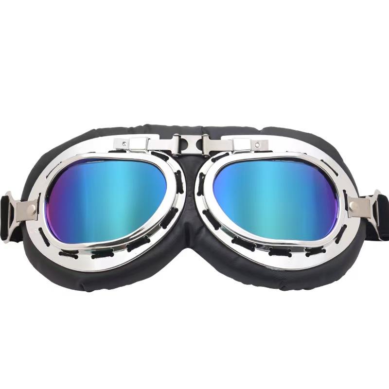 2026 Tactical Safety Outdoor Cycling Protective Goggles 2.2mm Glass Lens UV Protection Scratch Resistant Adjustable Temples