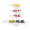 3D Металлические Наклейки Логотип Значок Эмблема GT RS Line Для Renault Logan Clio Megane 2 3 4 Kangoo Koleos Captur Twingo Duster