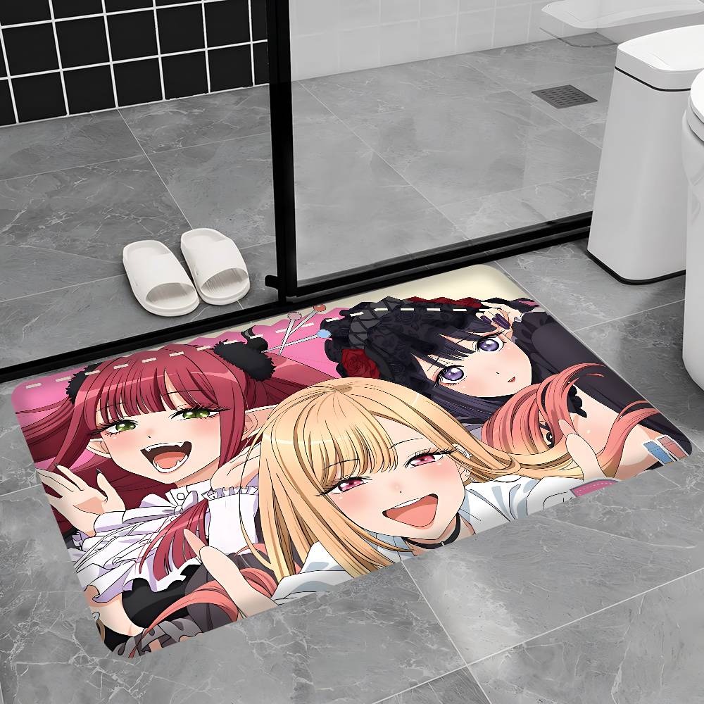 Romance Anime My Dress-Up Darling Floor Mat Cheaper Anti-slip Modern Living Room Balcony Printed Bedside Mats