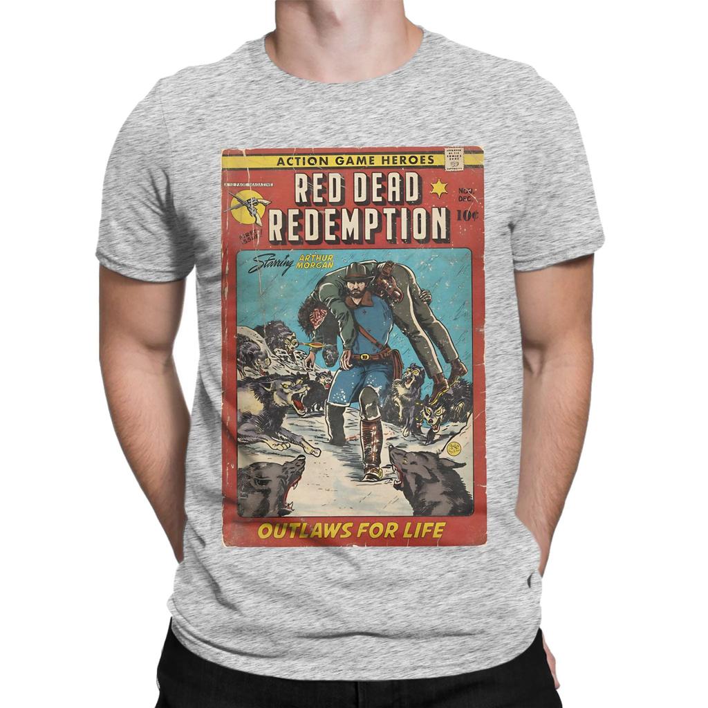 Новинка Red Dead Redemption Хлопковая футболка 100% Футболки Red Dead Redemption Топы для унисекса