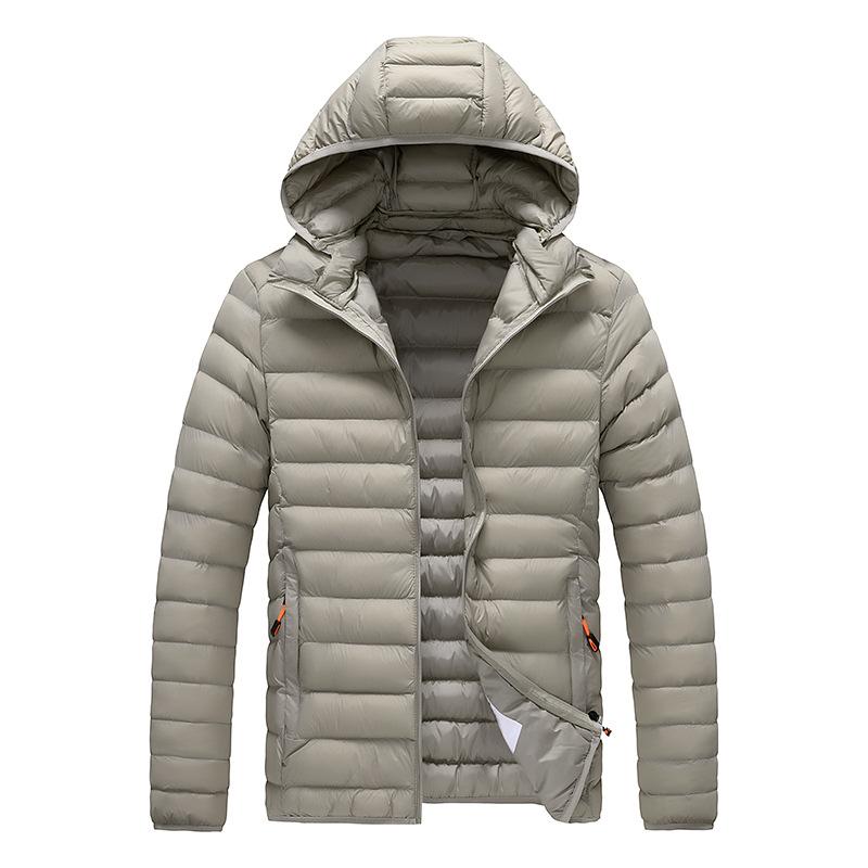 Men Autumn Winter Warm Waterproof Parkas Jacket Coat Mens Hooded Casual Outwear Detachable Hat Outfits Parkas Coat Male