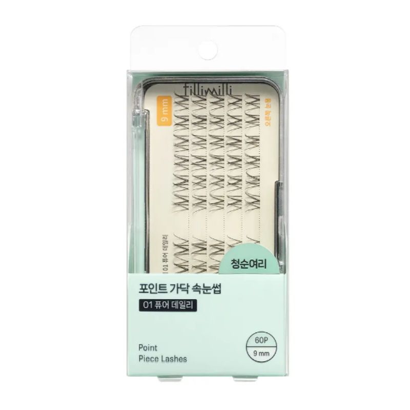 Fillimilli Реснички для акцентов (9мм) (60ea) / #Чистый Ежедневный