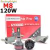 M8 Pro 120W 12000LM H7 LED Headlights Bulb H7 H8 H11 Car Headlight  M8 LED Headlight Kit