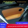 Volkswagen Golf 6 Door Panel Leather Wrap - Armrest Cover for Interior Renovation.