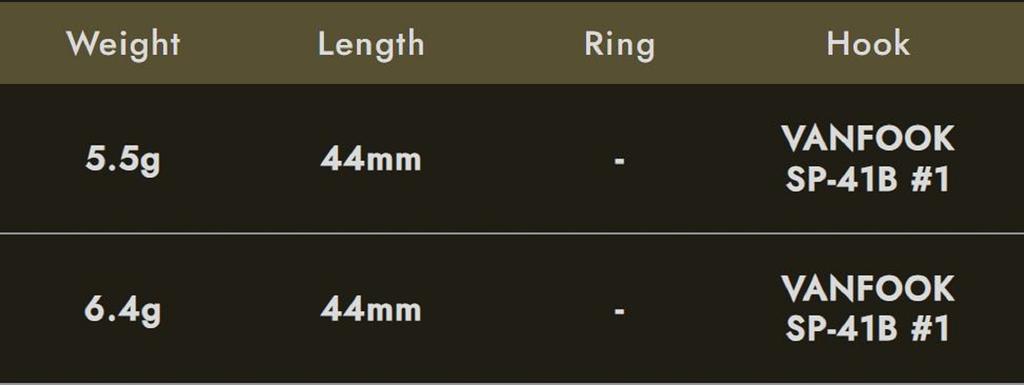 Valkein Spoon Twilight XS Level Ondine 5.5 grams Sinking Lure No.11 (0366)