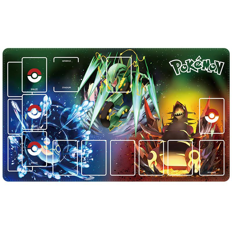 Anime Pokemon GAME PTCG Dedicated DIY Card Playmat Battle Against K Jirachi Lunala Solgaleo Collection Gift Toys