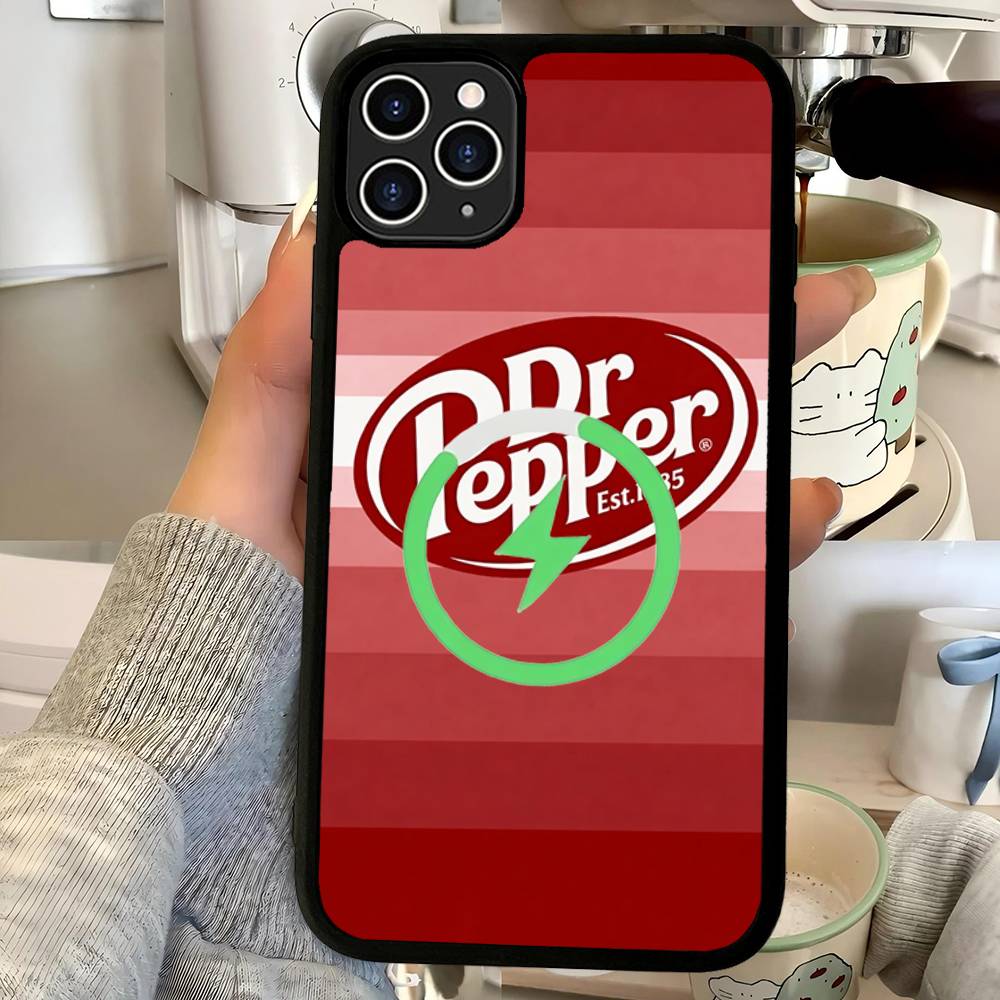 Бренд газированного напитка Dr Pepper Для IPhone 17 Air 16 E 15 14 13 12 11 Pro Max Plus ПК Ударопрочный ТПУ Чехол Для Magsafe Чехол для Телефона