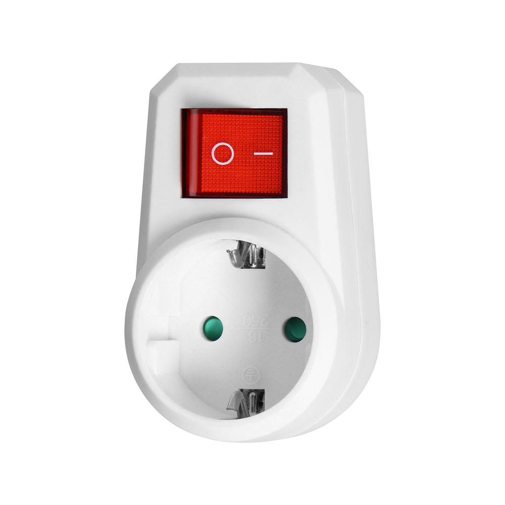 Rozgałęźnik 2P+Z Z Wyłącznikiem Or-Ae-13188(Gs) Schuko