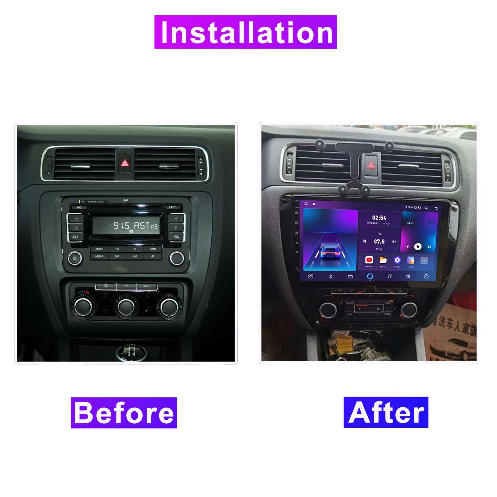 Android Car Radio For Volkswagen Jetta 6 2011 - 2018 Multimedia Player Head Unit Stereo GPS Navigation BT WIFI 1+16GB