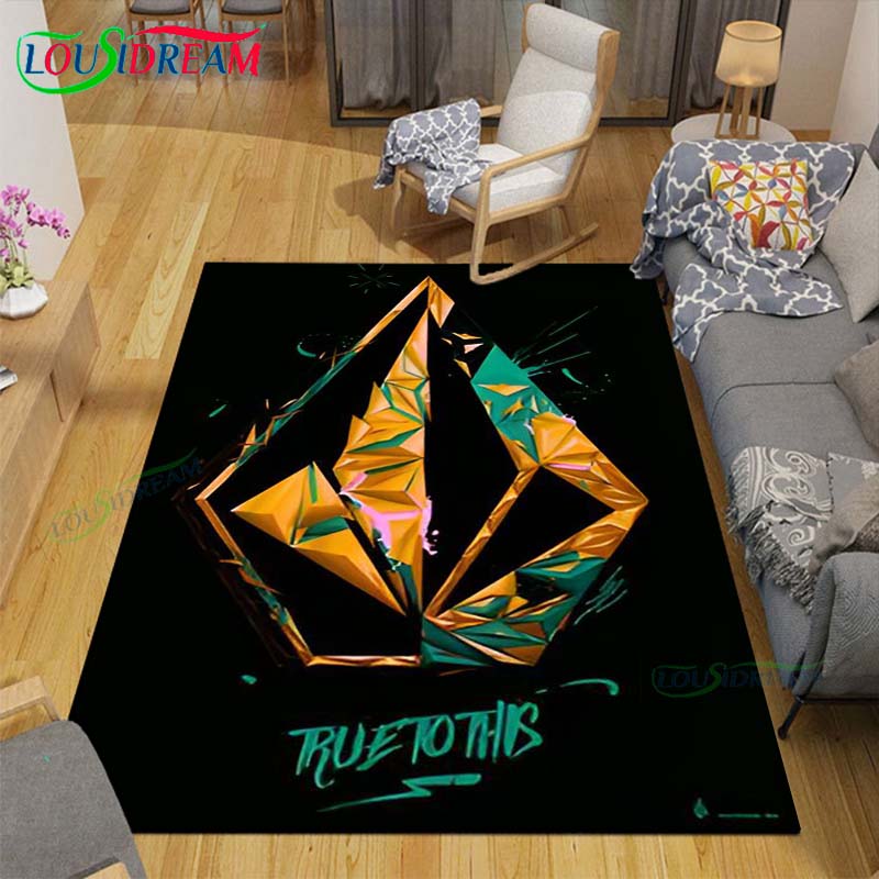 Fashion V-VOLCOMS Carpets Bedroom Becoration Living Room Decoration Carpets for Bed Room Rug Anime Rug  Area Rug