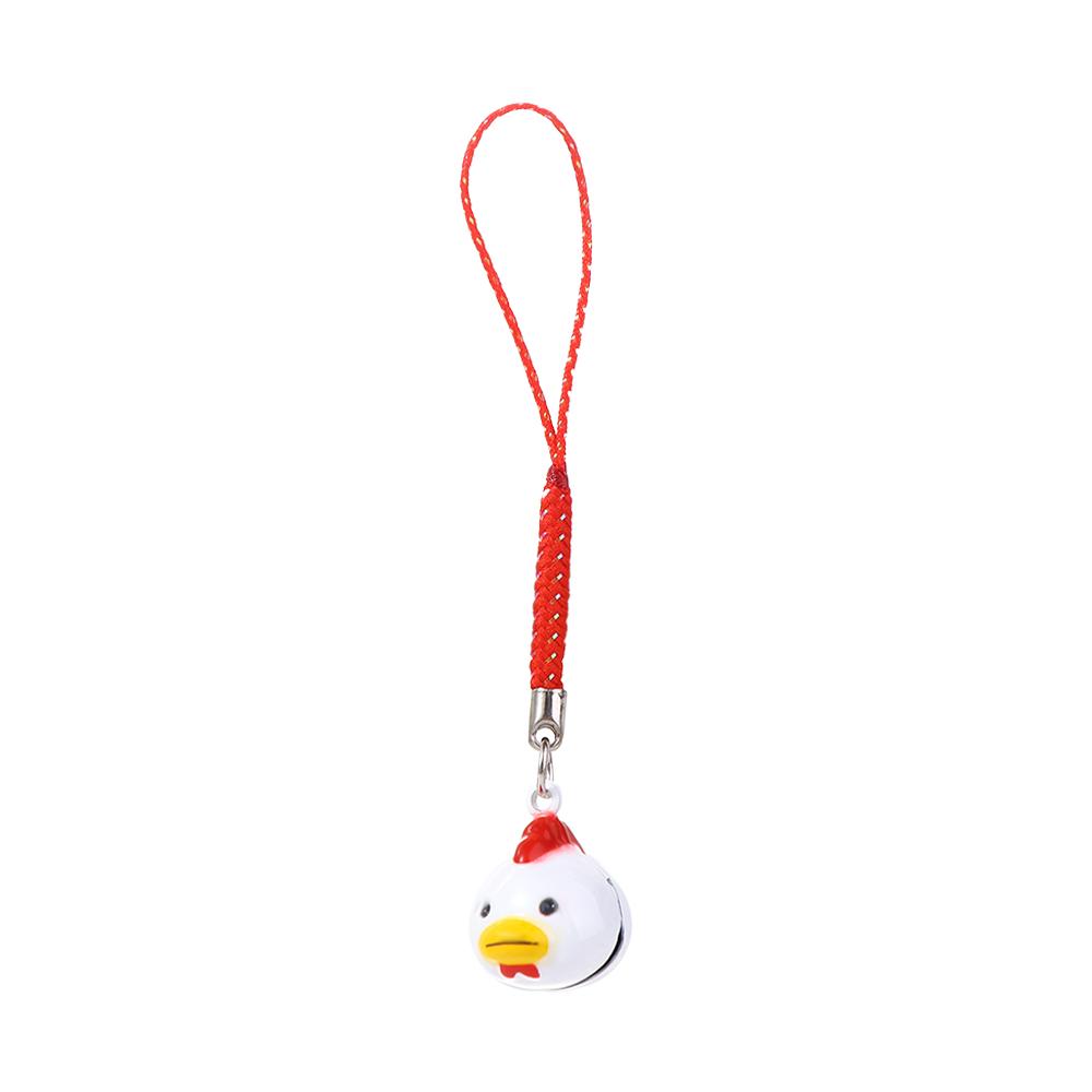 Chinese Zodiac Bell Mobile Phone Keychain Handmade Diy Bracelet Animal Series Cartoon Phone Strap Pet Mobile Phone Bell Lanyard