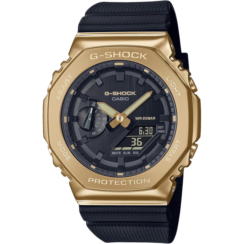 Часы Casio G-Shock, GM-2100G-1A9JF, Мужские, Золотой, Металлический корпус, Оригинальный японский продукт