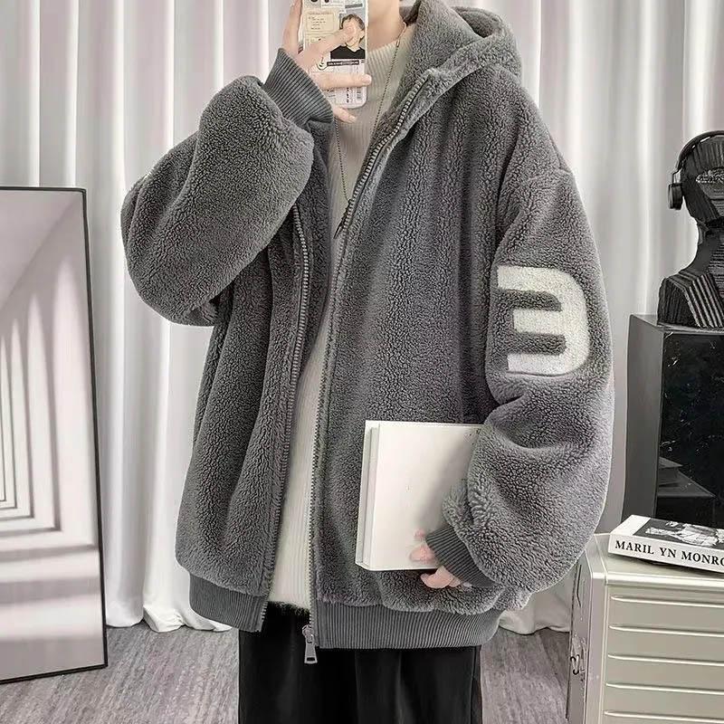 Плюшевая куртка с капюшоном, женская осенне-зимняя стеганая и утолщенная свободная хлопковая одежда больших размеров, теплая и уютная куртка