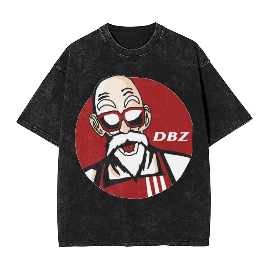 Dragon Ball T Shirt Hip Hop Washed Short Sleeve Harajuku TShirts  Vintage for Men Women Tops Streetwear Graphic Tops Tees