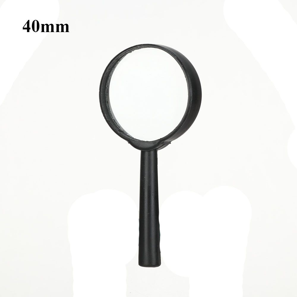 40/50/60/75/90/100/110/130mm Reading Glass Lens Hand Held Magnifier 5X Magnifying Jewelry Loupe