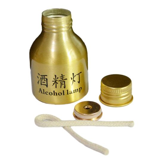 50 мл Алюминиевая с хлопковым фитилем Металлическая крышка Сплав Жидкостная горелка Лампа Сверхмощная Портативная Лабораторная Мини