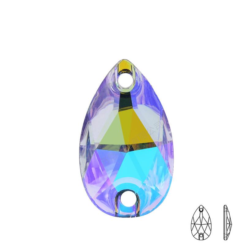 Капля воды из смолы, сшитая вручную, с плоским дном, аксессуары своими руками, декоративная одежда, головные уборы, обувь и шляпы, свадебное платье, плоская пряжка