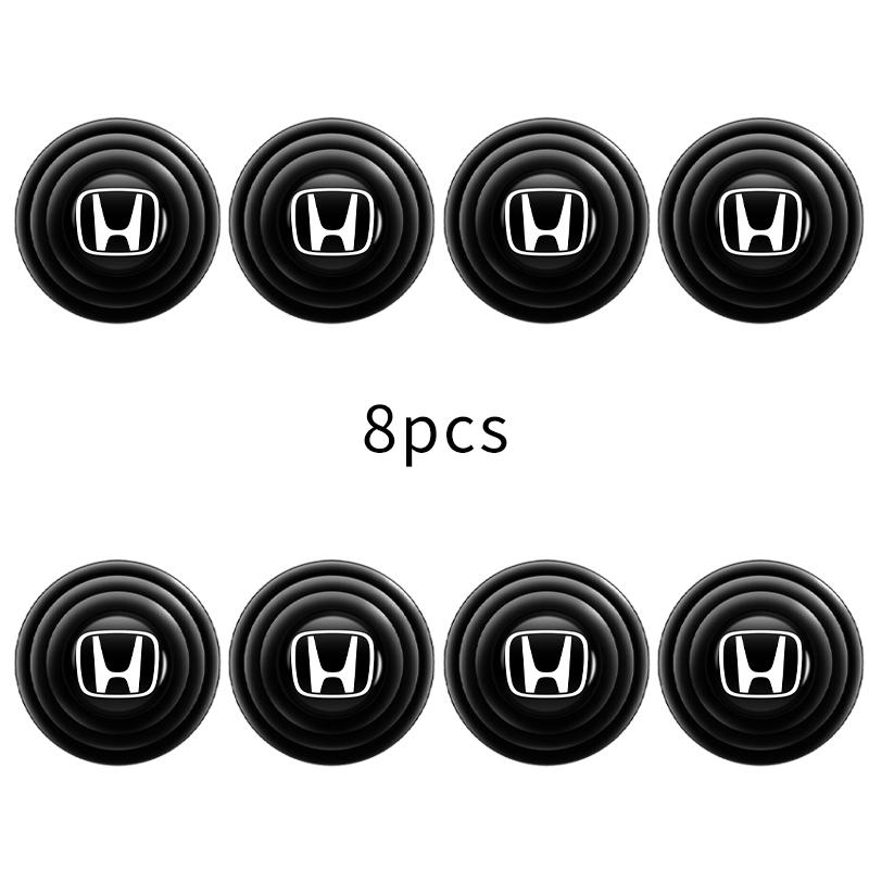 Silicone Car Logo Door Trunk Shock Absorber Sticker Gaskets Pads For Honda Civic Accord Odyssey City Pilot Jazz CRV HRV Legend TP6 wsvj7