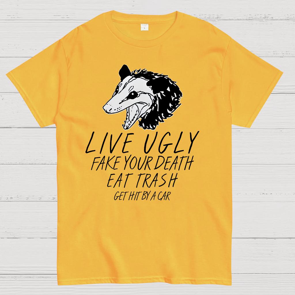 Possum Quotes Cotton Summer Casual Cool Loose T-Shirt