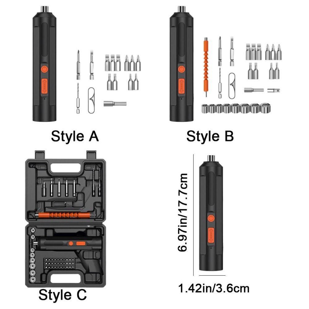 Аккумуляторная беспроводная электрическая отвертка с USB-зарядкой, литиевая батарея, легкая, электрическая дрель-шуруповерт, прецизионная электрическая отвертка