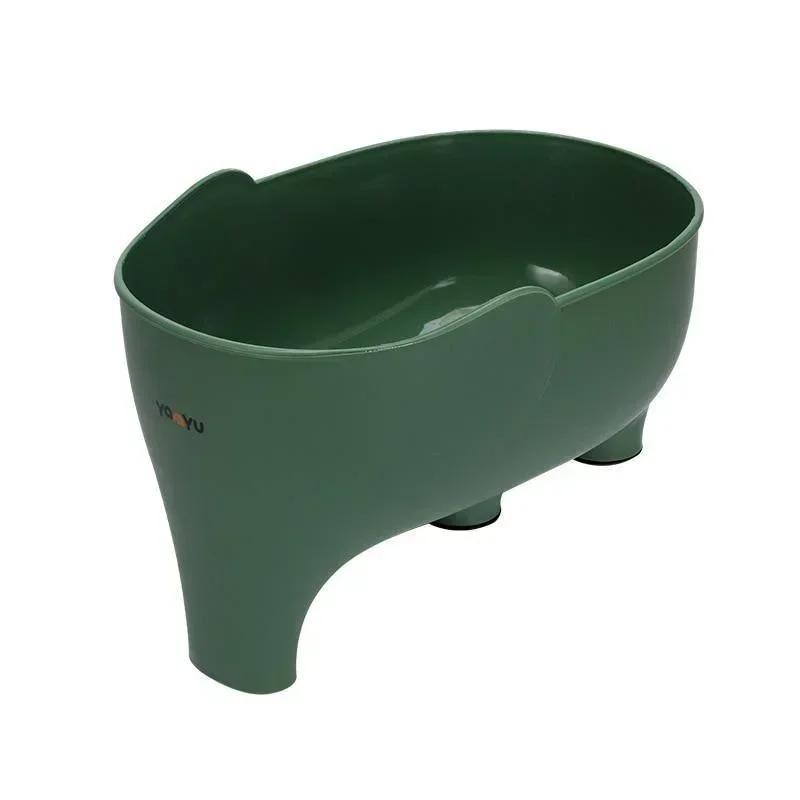 Elephant Drain Baskets Multi-purpose Kitchen Storage Drains Basket Household Fruit and Vegetable Basket Plastic DrainBaskets