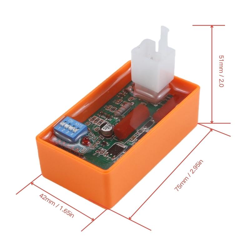 Motorcycle 5 Pin AC CDI Box with DIP Switch Speed Limit For WAVE100 YX140 YX160 POP100 SHINERAY XY50Q JET50