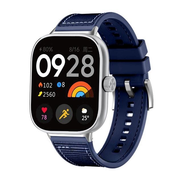 New Nylon Strap For Redmi Watch 4 Replaceable Bracelet Smartwatch Accessories For XiaoMi Band 8 Pro Silicone Wristband