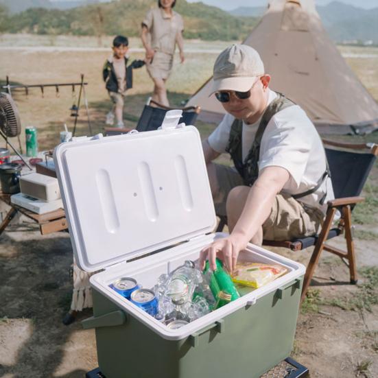 Портативный кемпинговый холодильник 3л, коробка для хранения продуктов, большая емкость, автомобильное ведро для льда, уличный холодильник, оборудование для кемпинга, барбекю