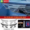 Для SUBARU FORESTER 2025 Защитная пленка для фар автомобиля Прозрачная черная TPU наклейка на передние фары Наклейка на кузов Автоаксессуары