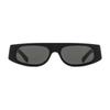 Gucci Logo Acetate Irregular Sunglasses Women's Black