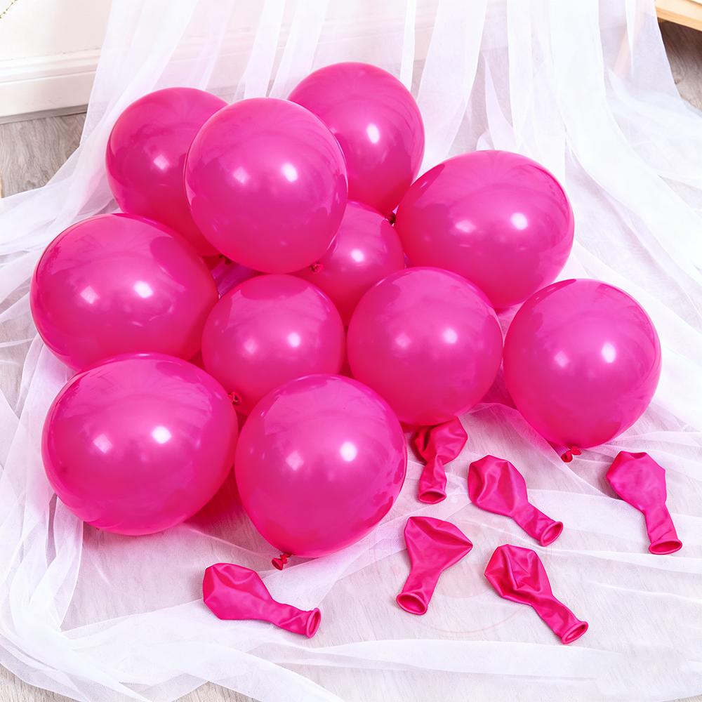 10/50/100pcs 10inch 12inch Latex Balloon White Pink Blue Helium Ball Wedding Adult Birthday Party Decoration Baby Shower Globos