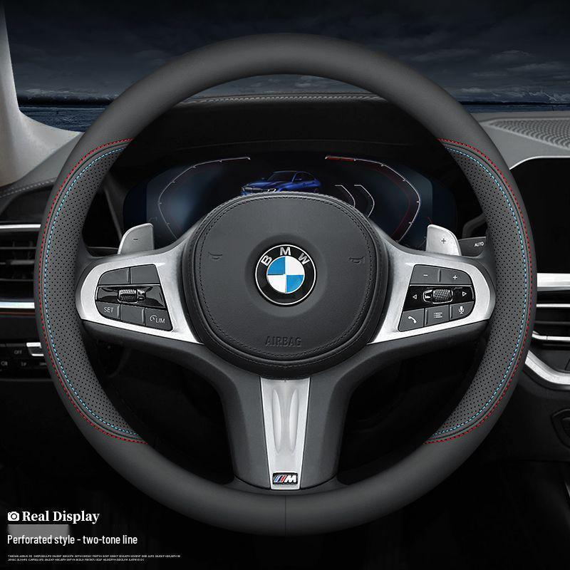 Оригинальная кожаная накладка на руль BMW для 3 серии, 5 серии, X1-X7, 320li, 525li.
