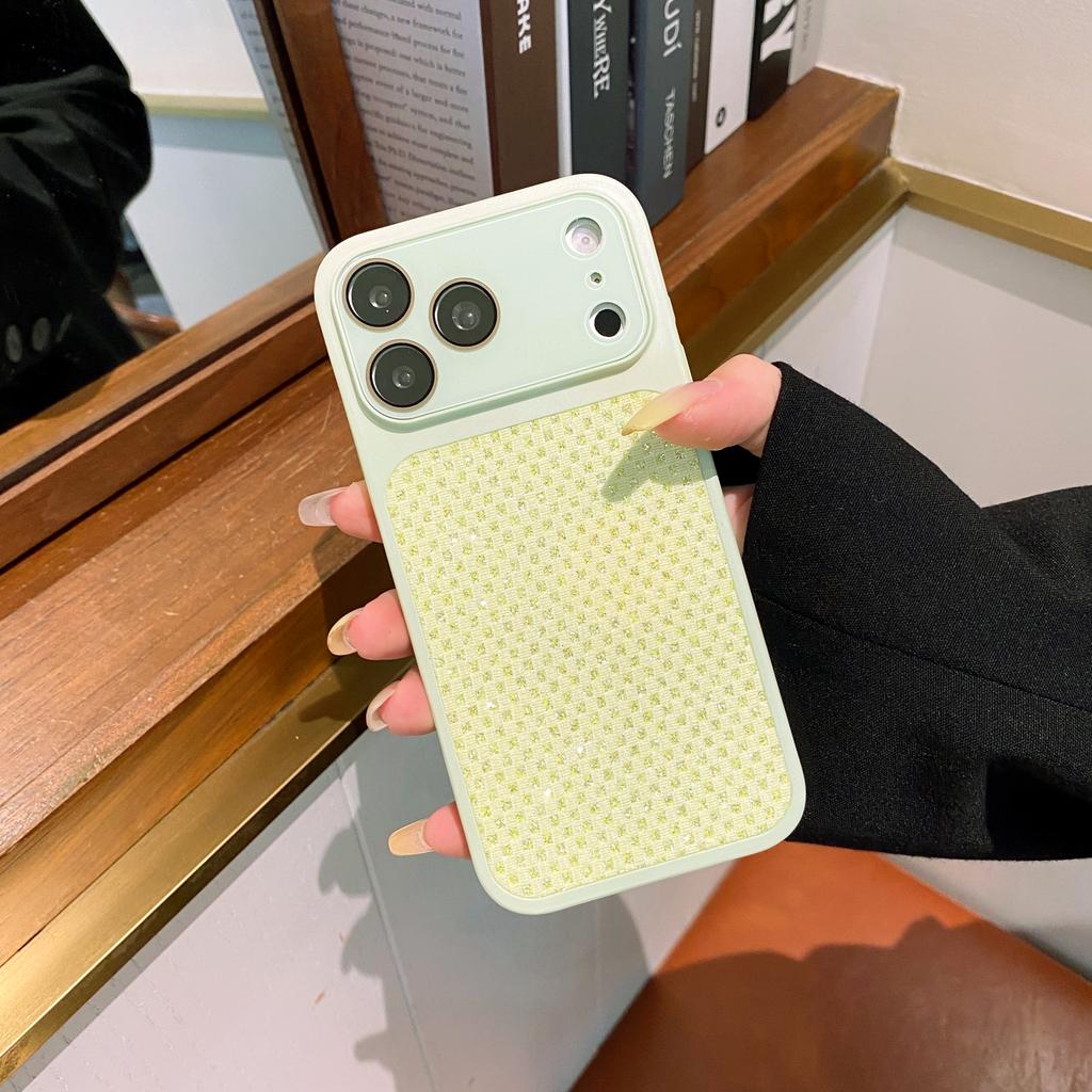 Роскошный Чехол-Клетка со Стразами и Блестками для iPhone 17 16 15 14 13 Pro Max, Блестящий, Противоударный, Защита от Падений