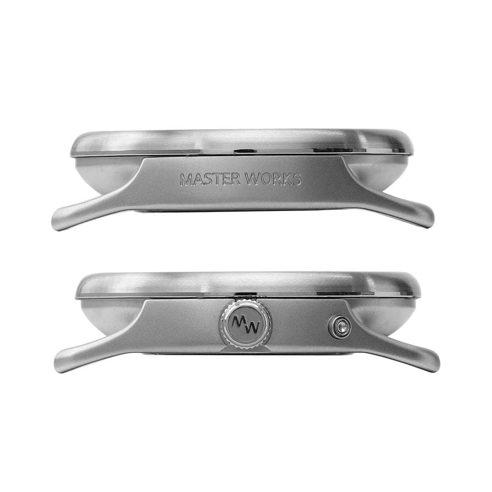 Часы Masterworks Quattro 004, часы, сделанные в Японии, кварцевые, 40 мм, кожаный ремешок, часы с фазами Луны, коричневые [MASTER WORKS] MW21SI-ACDBO8, мужские, мужские