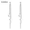 Lindon Copper Alloy Zircon Earrings Drop Earrings For Women Wedding Party Gifts