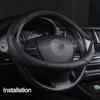 O Type Car Steering Wheel Cover Wrap For Ford Ranger 2018 2019 2020 2026 2026 2026 2026 Auto Accesorioss Holder Protector