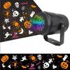 16 Kinds of Patterns Halloween Projection Lamp Party LED Projector Light  Holiday Decoration