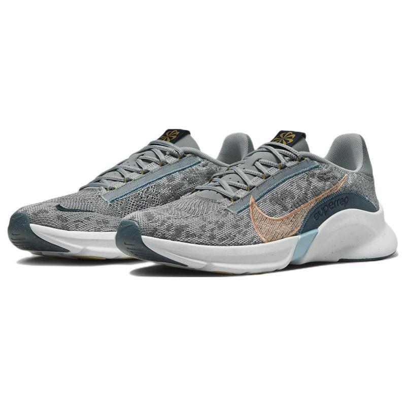 Nike Кроссовки SuperRep Go 3 Next Nature Flyknit 'Wolf Grey Arctic Orange' DH3394-004