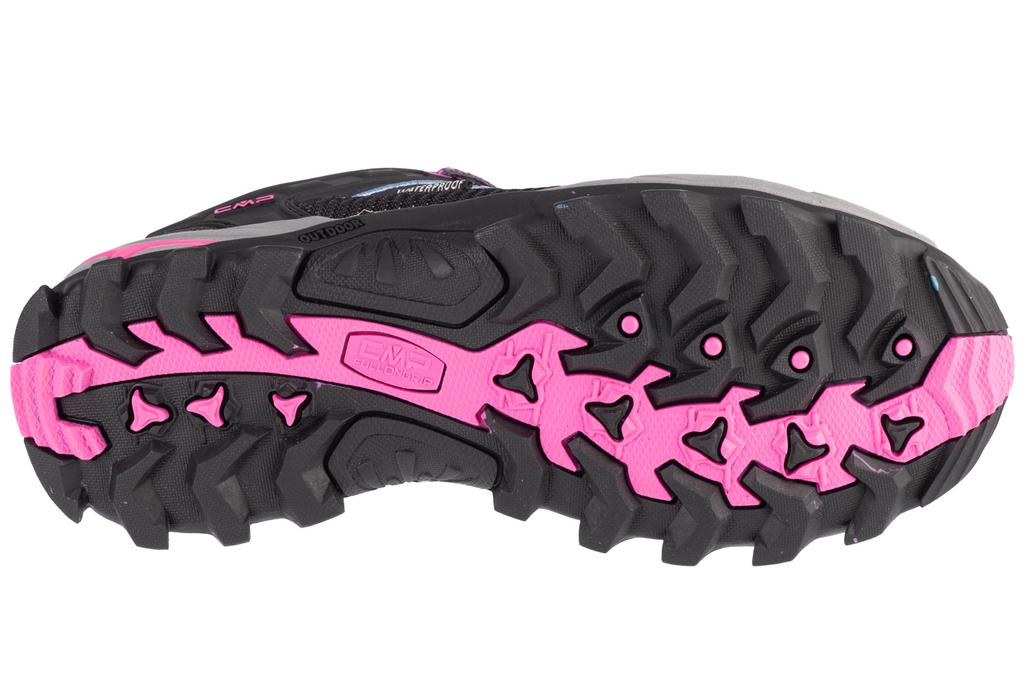 CMP Rigel Low, Womens Black Trekking Shoes