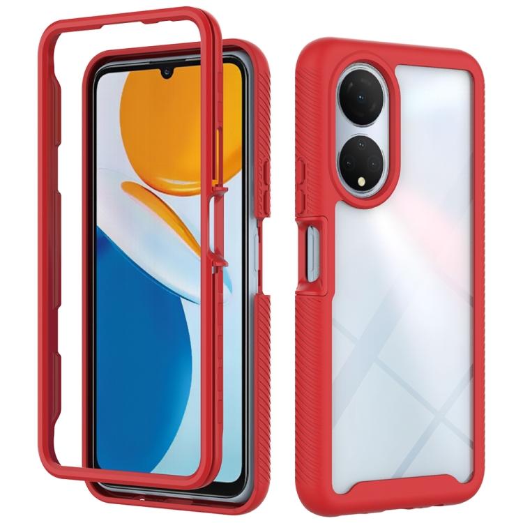 Для Honor X7 Звездное небо однотонный противоударный прозрачный чехол из ТПУ для ПК