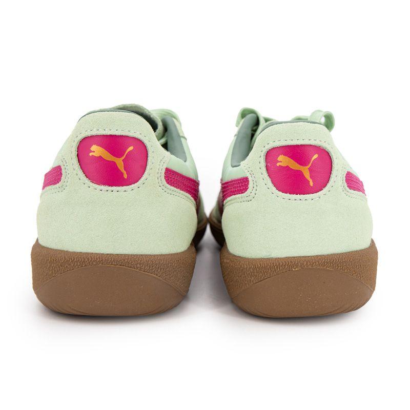 PUMA Palermo Light Green Leather Sneakers